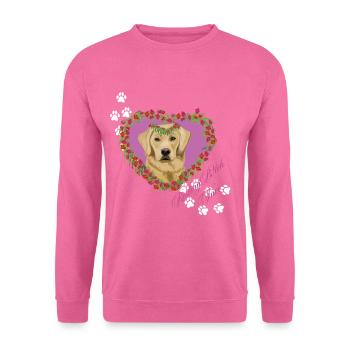 Resting B!tch Face Labrador - Unisex Sweatshirt - pink - Front