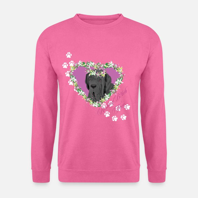 Resting B!tch Face Neapolitan Mastiff - Unisex Sweatshirt - pink