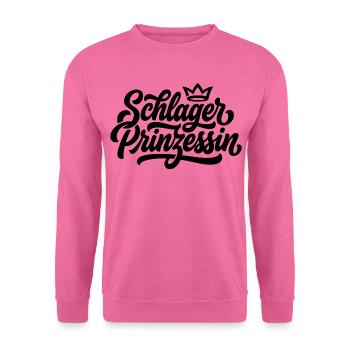 Schlagerprinzessin - Unisex Pullover - Pink - Vorne