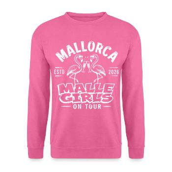 Malle 2026 Malle Girls on Tour 2026 - Unisex Sweatshirt - pink - Front