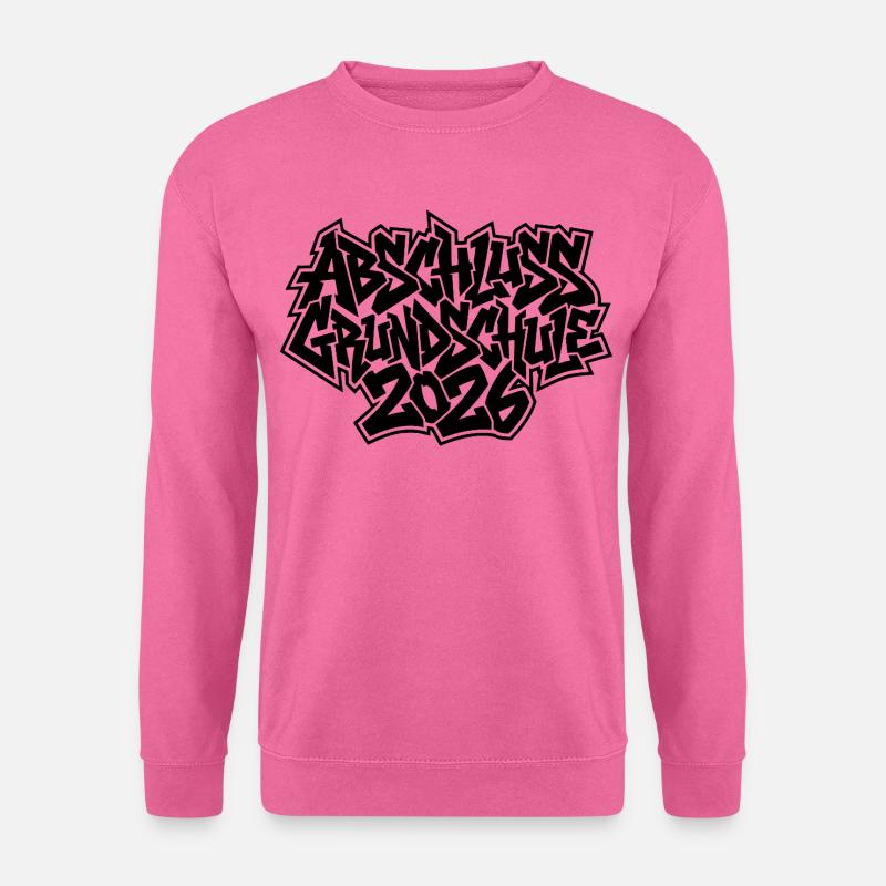 Abschluss Grundschule 2026 Graffiti - Unisex Pullover - Pink