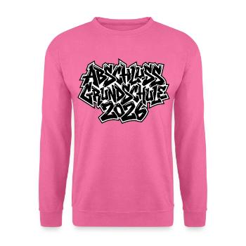 Abschluss 2026 Grundschule Graffiti - Unisex Pullover - Pink - Vorne