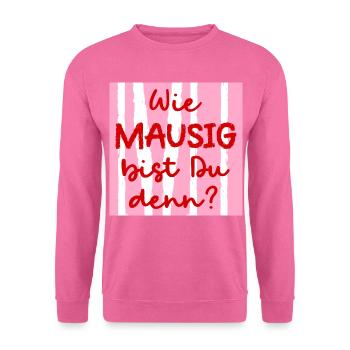 Freundschaft Maus Freundin - Unisex Pullover - Pink - Vorne
