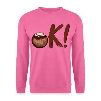OK Summer Coconut - Unisex Sweatshirt - pink - Front