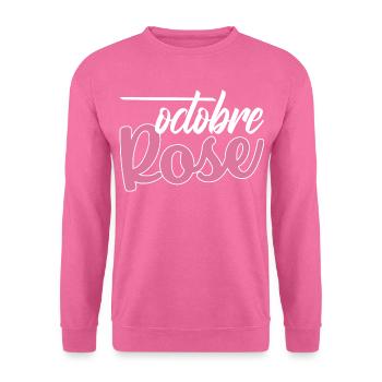 Rosa Oktober Frau Brustkrebs-Solidarität - Unisex Pullover - Pink - Vorne