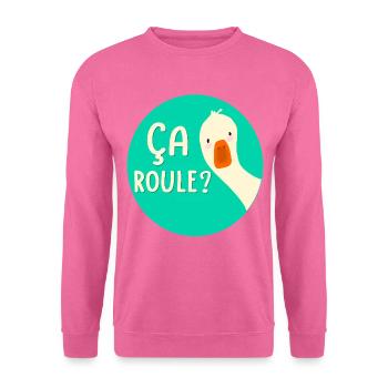 Es rollt, die Gans - Unisex Pullover - Pink - Vorne