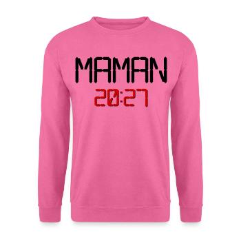 Französische Mama 2027 - Unisex Pullover - Pink - Vorne