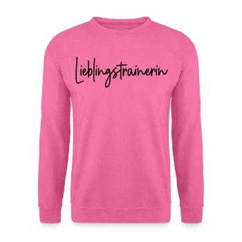 Lieblingstrainerin Trainerin - Unisex Pullover - Pink - Vorne