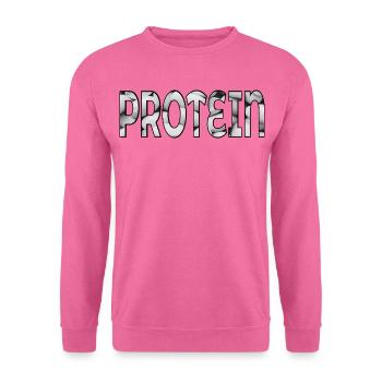 Protein Bohnen - Unisex Pullover - Pink - Vorne