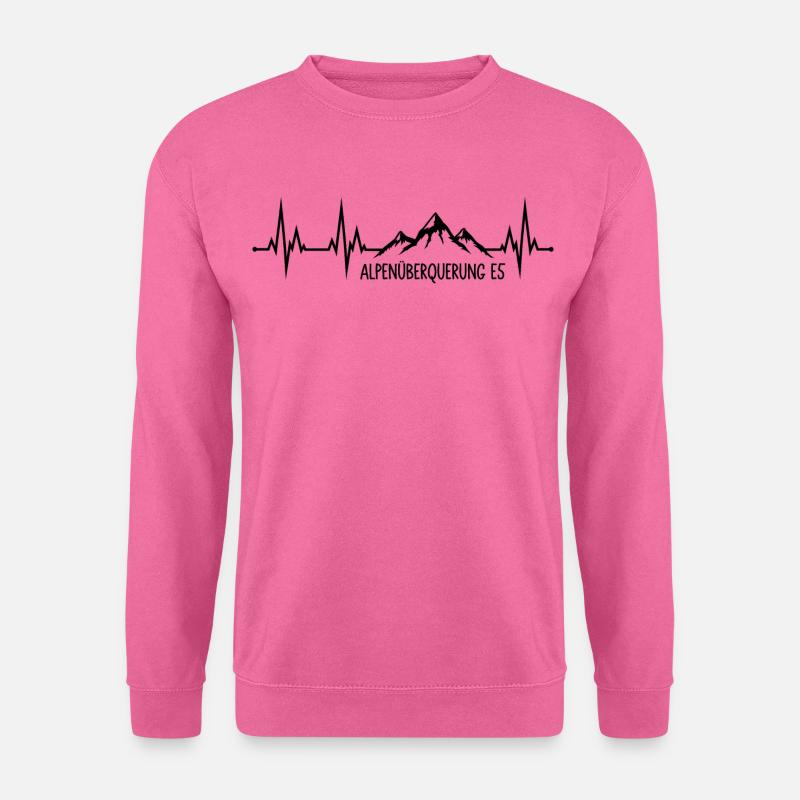 Alpenüberquerung E5 - Unisex Pullover - Pink
