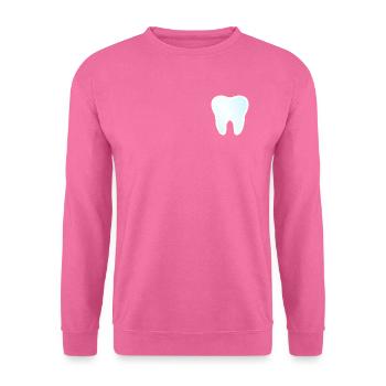 Zahn Zahnumriss Zahnärztin - Unisex Pullover - Pink - Vorne