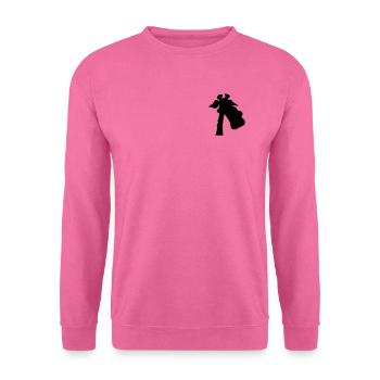 Giraffe Silhouette - Unisex Pullover - Pink - Vorne