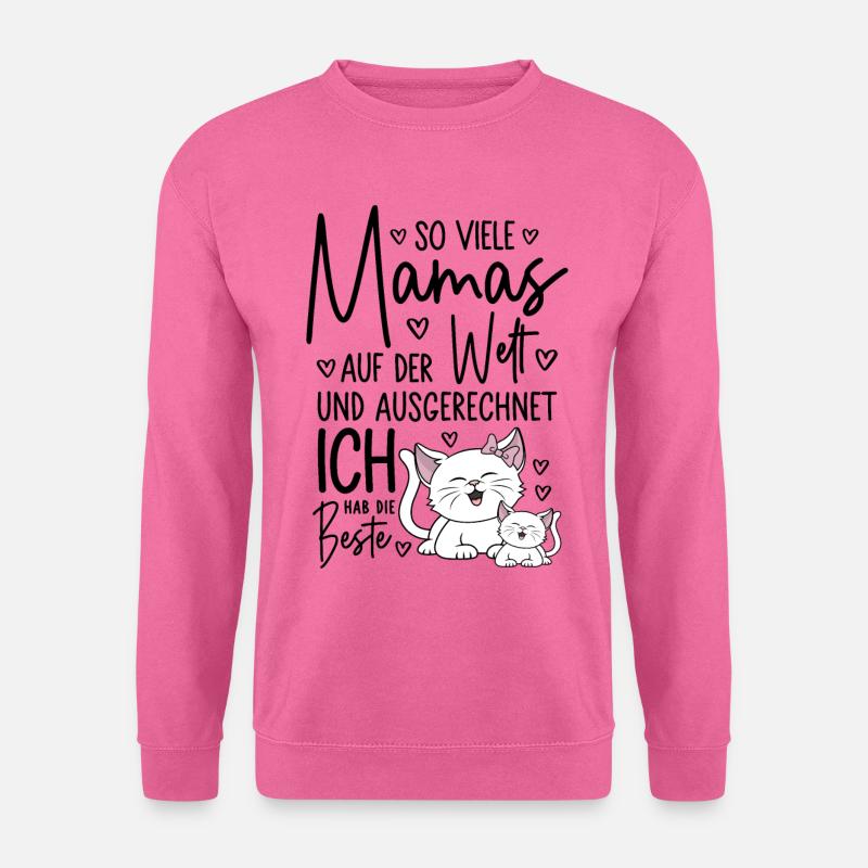 So viele Mamas Beste Mama Baby Muttertag Geschenk - Unisex Pullover - Pink