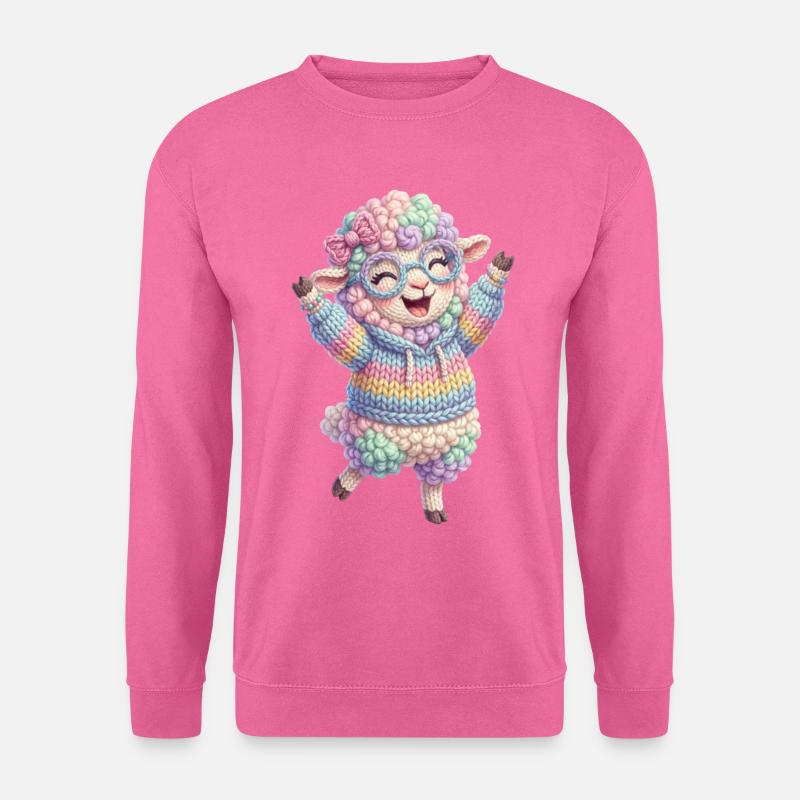 Schaf Glücklich - Unisex Pullover - Pink
