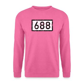 Rheinkilometer 688 Vintage - Köln am Rhein - Unisex Pullover - Pink - Vorne