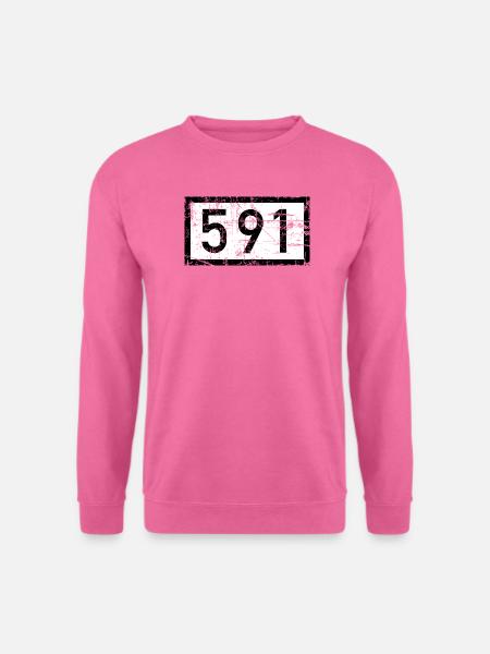 Rheinkilometer 591 - Koblenz am Rhein (Vintage) - Unisex Pullover - Pink
