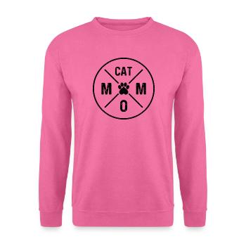 Cat Mom - Unisex Pullover - Pink - Vorne