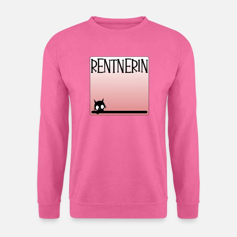 Katzen Rentnerin - Rente - Unisex Pullover - Pink