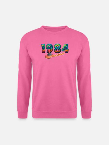 Jahrgang 1984 – Retro Joystick – Cool Oldschool - Unisex Pullover - Pink