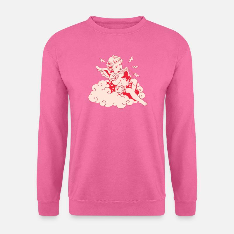 Wütender Gaming Cherub – Lag Blitze - Unisex Pullover - Pink