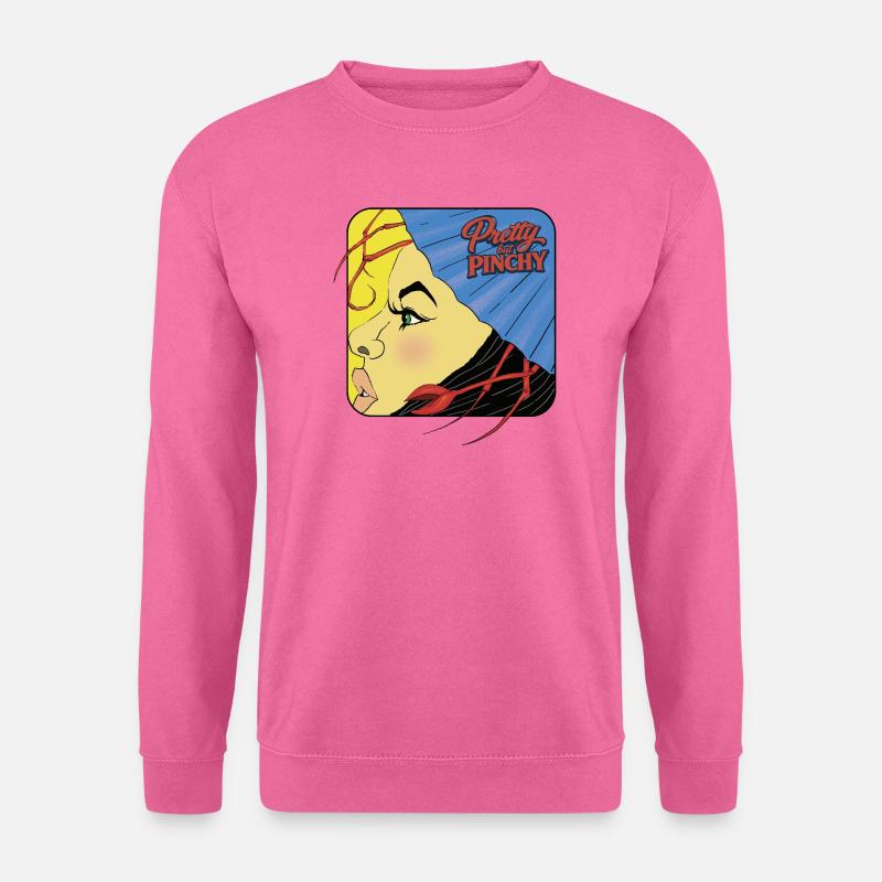 Pretty, but Pinchy - Unisex Pullover - Pink