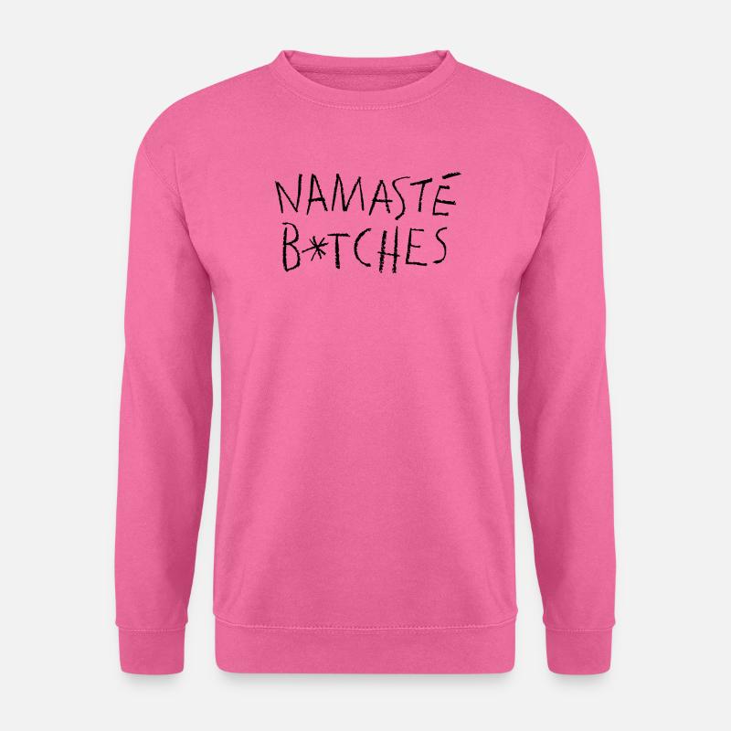 Namasté Black - Unisex Sweatshirt - pink