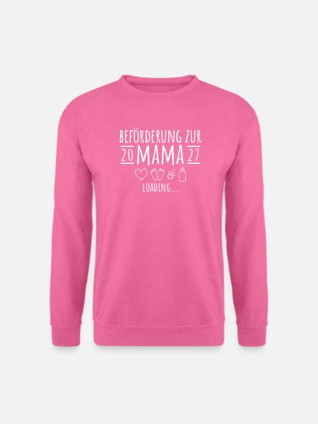 Beförderung zur Mama 2027 loading - Unisex Pullover - Pink