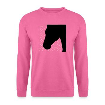 Pferd Punkte - Unisex Pullover - Pink - Vorne