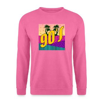 90s Neunziger Jahre - Unisex Pullover - Pink - Vorne