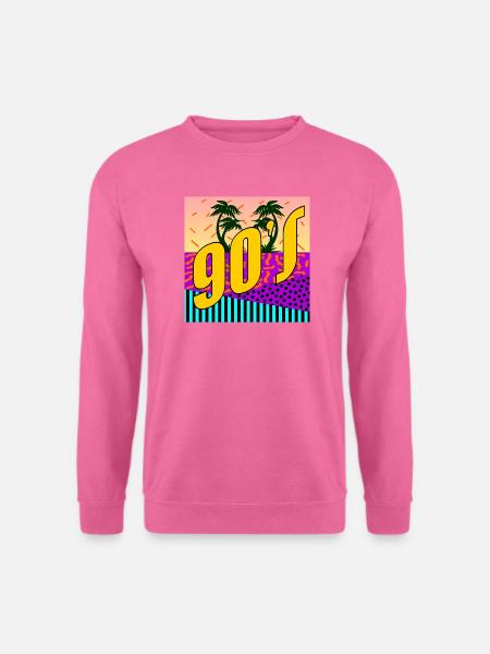90s Neunziger Jahre - Unisex Pullover - Pink