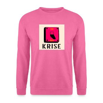 Krisen Schalter - Unisex Pullover - Pink - Vorne