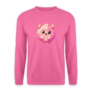 Pink Fluff Monster Kuschelheld - Unisex Pullover - Pink - Vorne