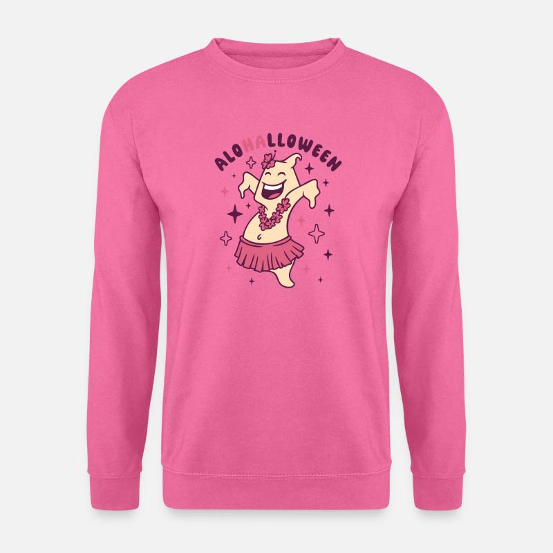 Halloween Lustiger Geist im Hula Rock - Unisex Pullover - Pink