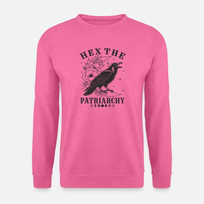 Hex The Patriarchy Feministisches Statement - Unisex Pullover - Pink