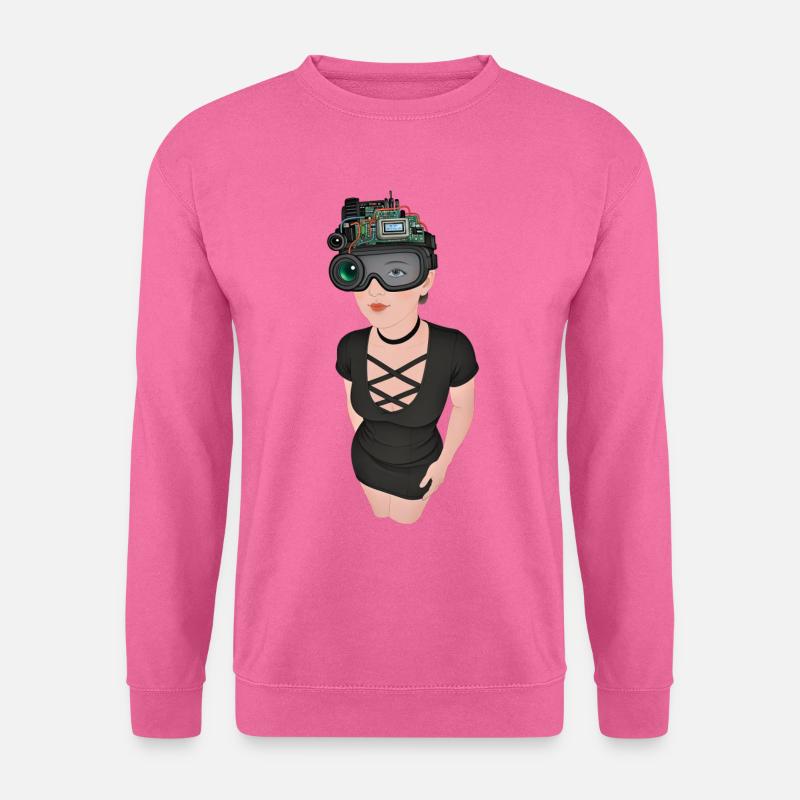 ICH BEOBACHTE DICH #2 – Geek & Sci-Fi - Unisex Pullover - Pink