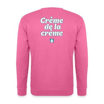 Crème de la Crème – Das Beste - Unisex Pullover - Pink - Hinten