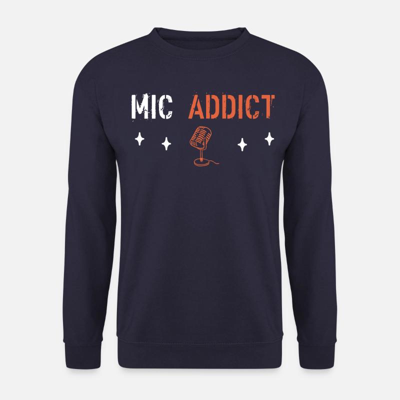 Mic addict - Unisex Sweatshirt - navy