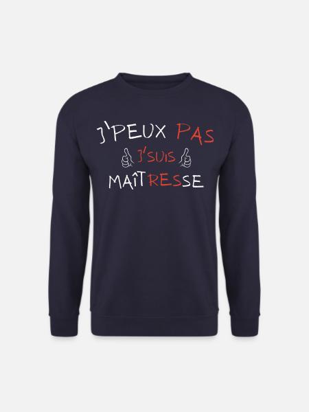I can't I'm Mistress - Unisex Sweatshirt - navy