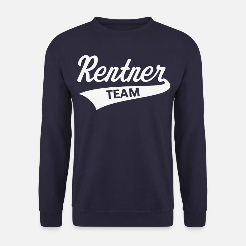 Rentner Team (Senioren Team / White) - Unisex Pullover - Navy
