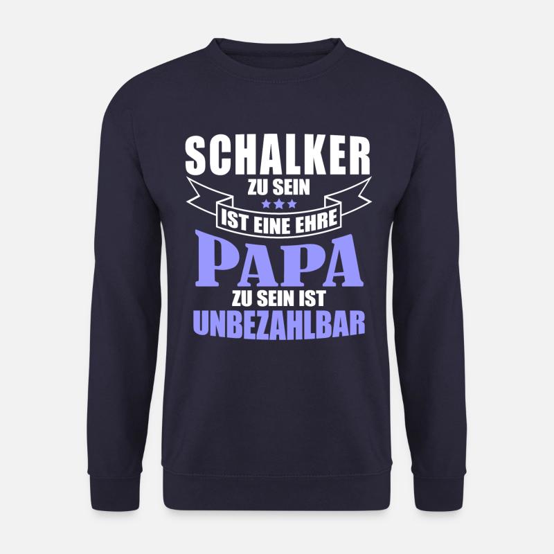 Schalker Papa | Schalke Vatertags Geschenkidee - Unisex Pullover - Navy