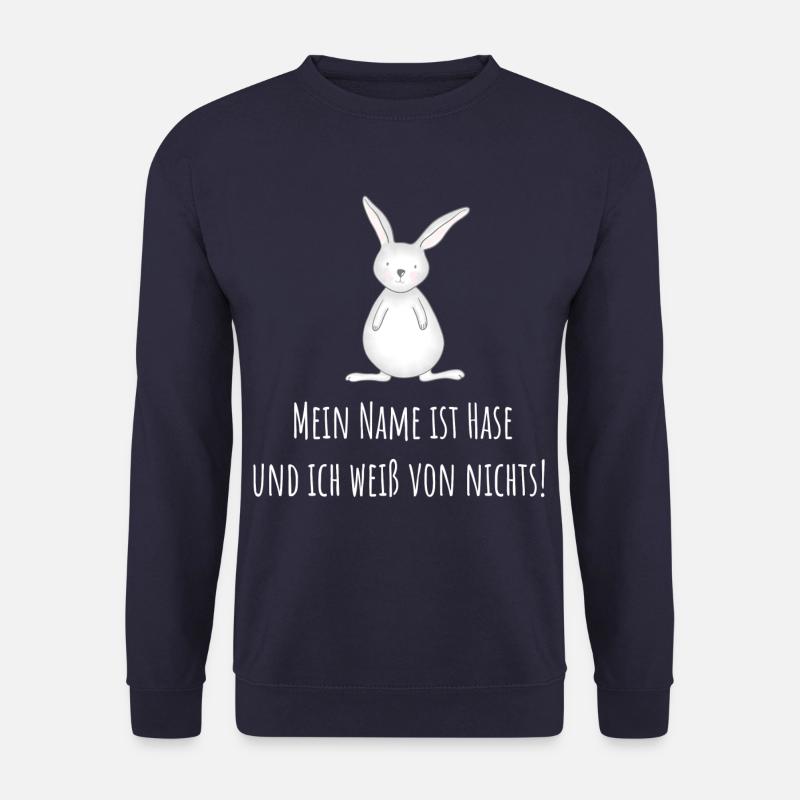 Mein Name ist Hase - Unisex Pullover - Navy