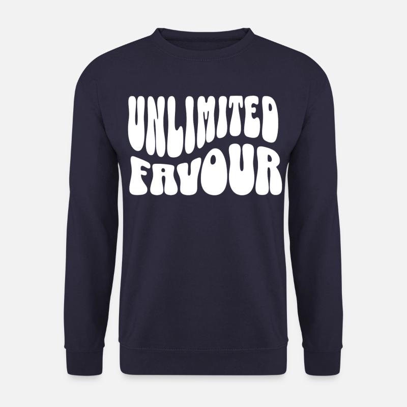 Faveur illimitée. - Sweat-shirt Unisexe - marine