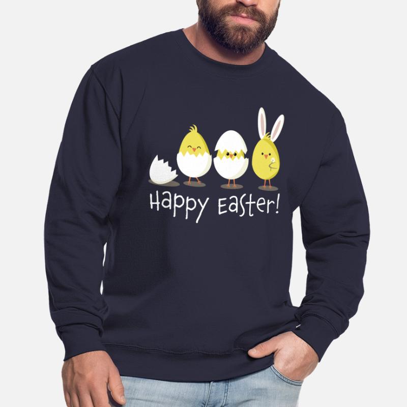 Happy Easter Chick Egg Easter Egg Unisex Sweatshirt