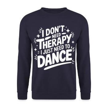 Tanzen Tänzer Tanzen - Unisex Pullover - Navy - Vorne - Alina (178cm) & Michal (187cm)