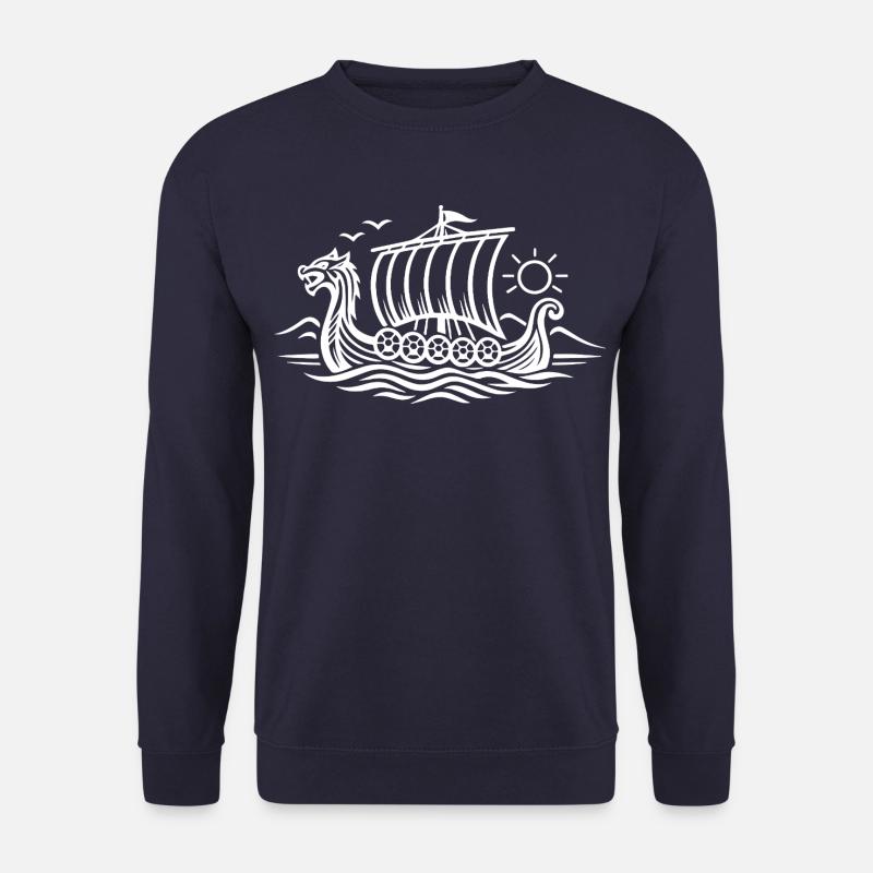 Wikingerschiff - Unisex Pullover - Navy