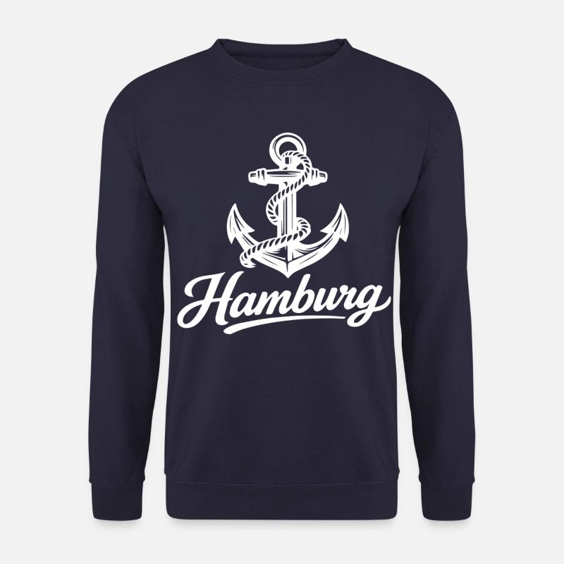 Hamburg Anker - Unisex Pullover - Navy