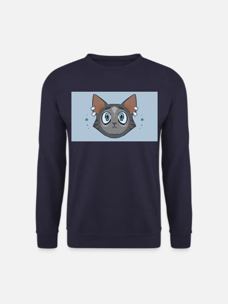 Cat Design  - Unisex Pullover - Navy