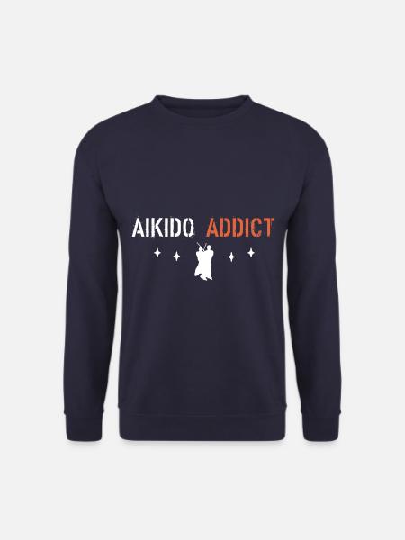 Aikido Addict - Unisex Sweatshirt - navy
