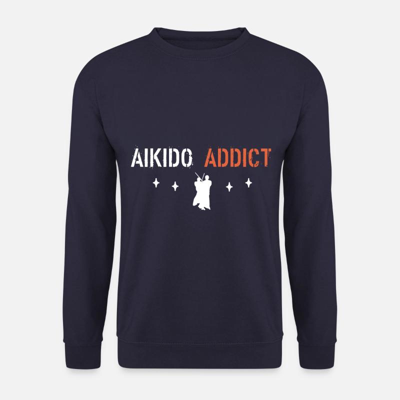 Aikido Addict - Unisex Sweatshirt - navy