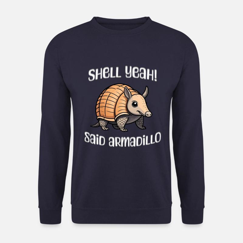 Shell: Ja, sagte Gürteltier - Unisex Pullover - Navy